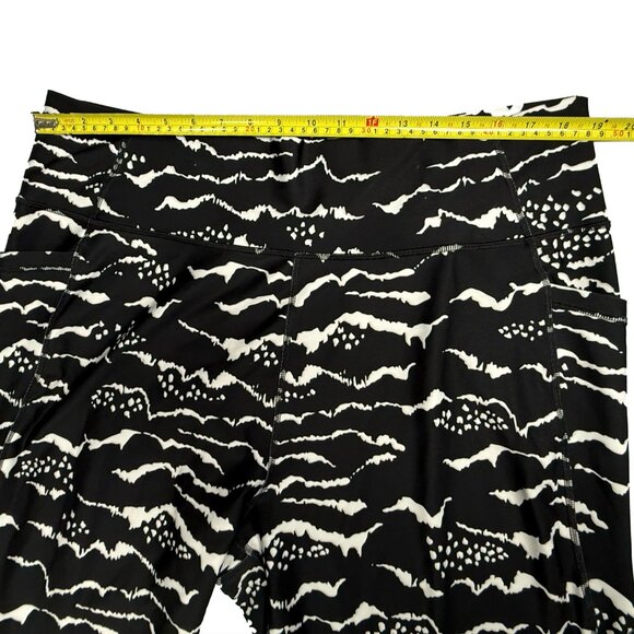 Kinesis High Rise Wave Length Moisture Wicking Ankle Leggings 3X - Picture 4 of 6